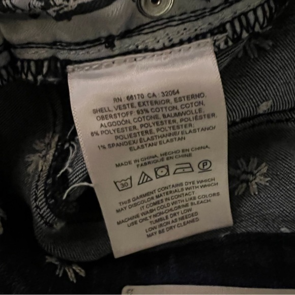 Anthropologie Pilcro & The Letterpress Crop Hi Rise Bootcut Embroidered Jeans - Picture 15 of 16